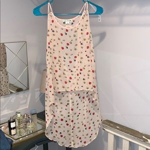 Flower print tank top